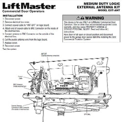 LiftMaster EXT-ANT Antenna Kit for Commercial Operators