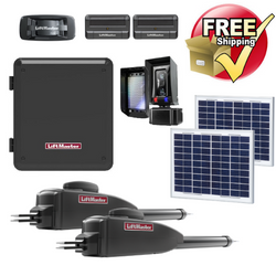LiftMaster LA400PKGUL Solar Dual Swing Gate Operator-Overhead Door Parts Canada